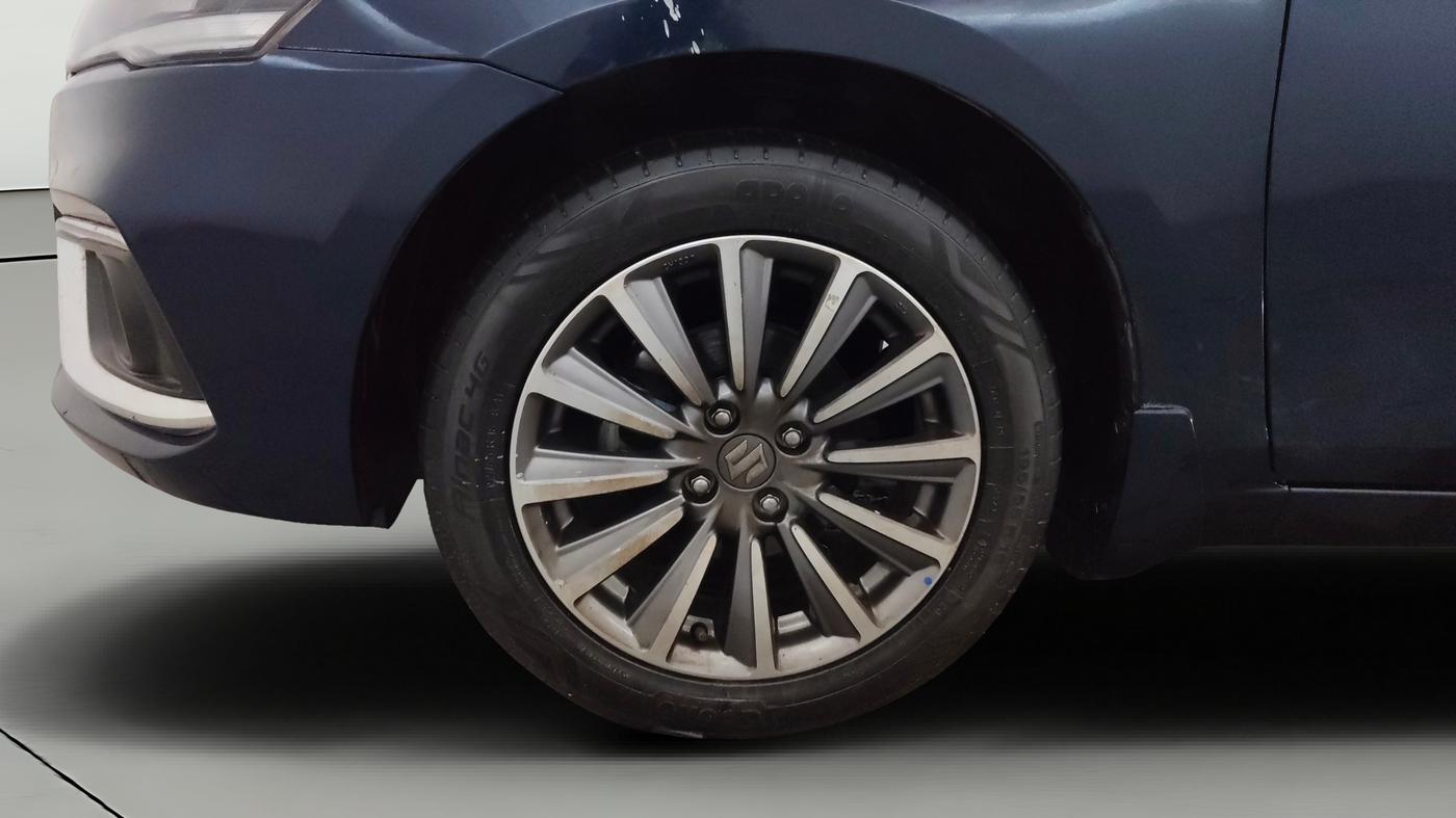 2024 Maruti Ciaz ALPHA 1.5 SHVS PETROL, Petrol, Manual, 23,956 km, Left Front Wheel