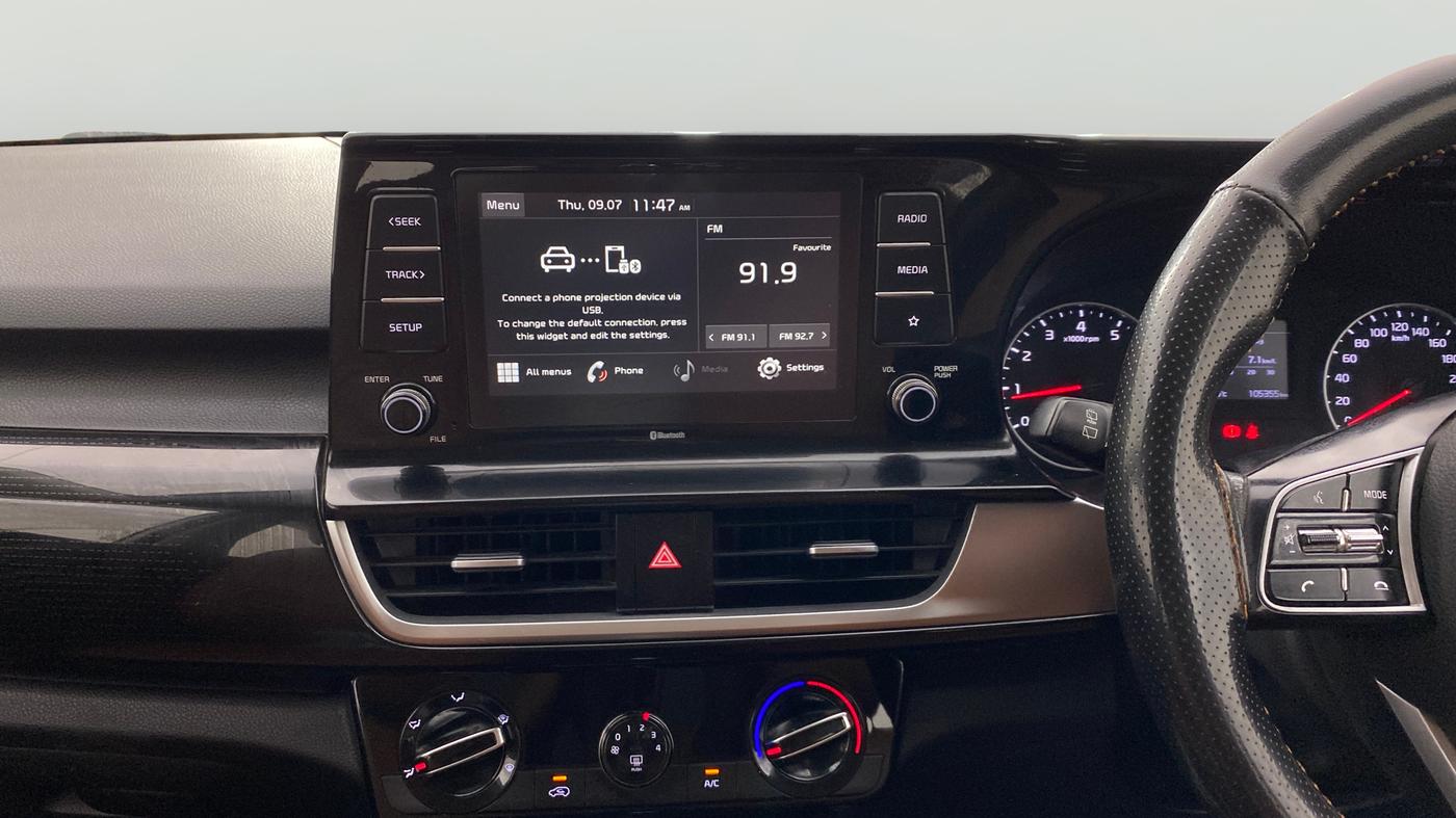 2020 KIA SELTOS HTK PLUS 1.5, Petrol, Manual, 1,05,334 km, Air Conditioner