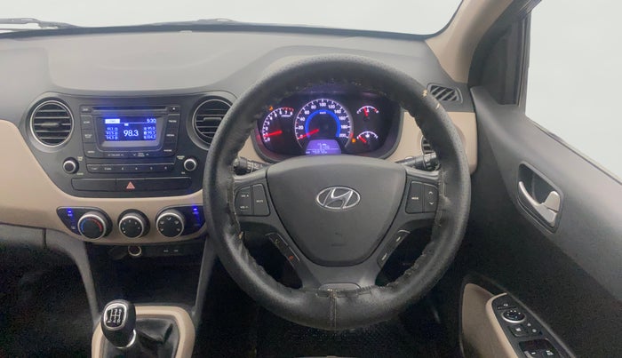 2015 Hyundai Grand i10 ASTA (O) 1.2 KAPPA VTVT, Petrol, Manual, 46,828 km, Steering Wheel Close Up