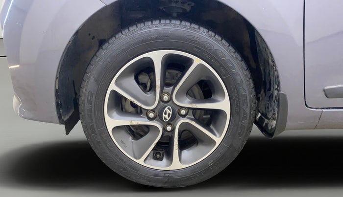 2019 Hyundai Grand i10 SPORTZ AT 1.2 KAPPA VTVT, Petrol, Automatic, 13,658 km, Left Front Wheel