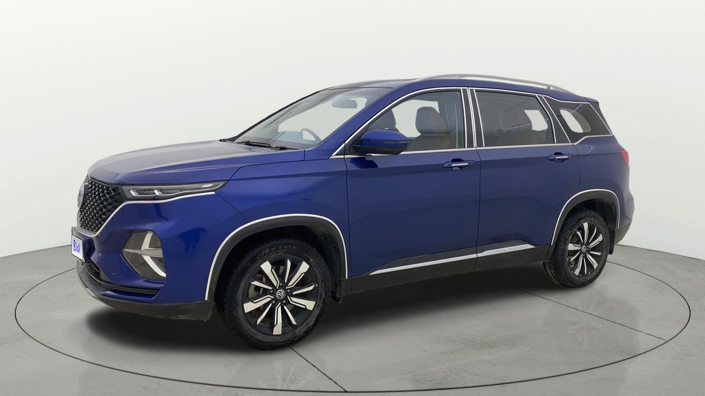 2020 MG HECTOR PLUS SHARP 1.5 PETROL TURBO HYBRID MT 6-STR, Petrol, Manual, 1,10,643 km, Left Front Diagonal