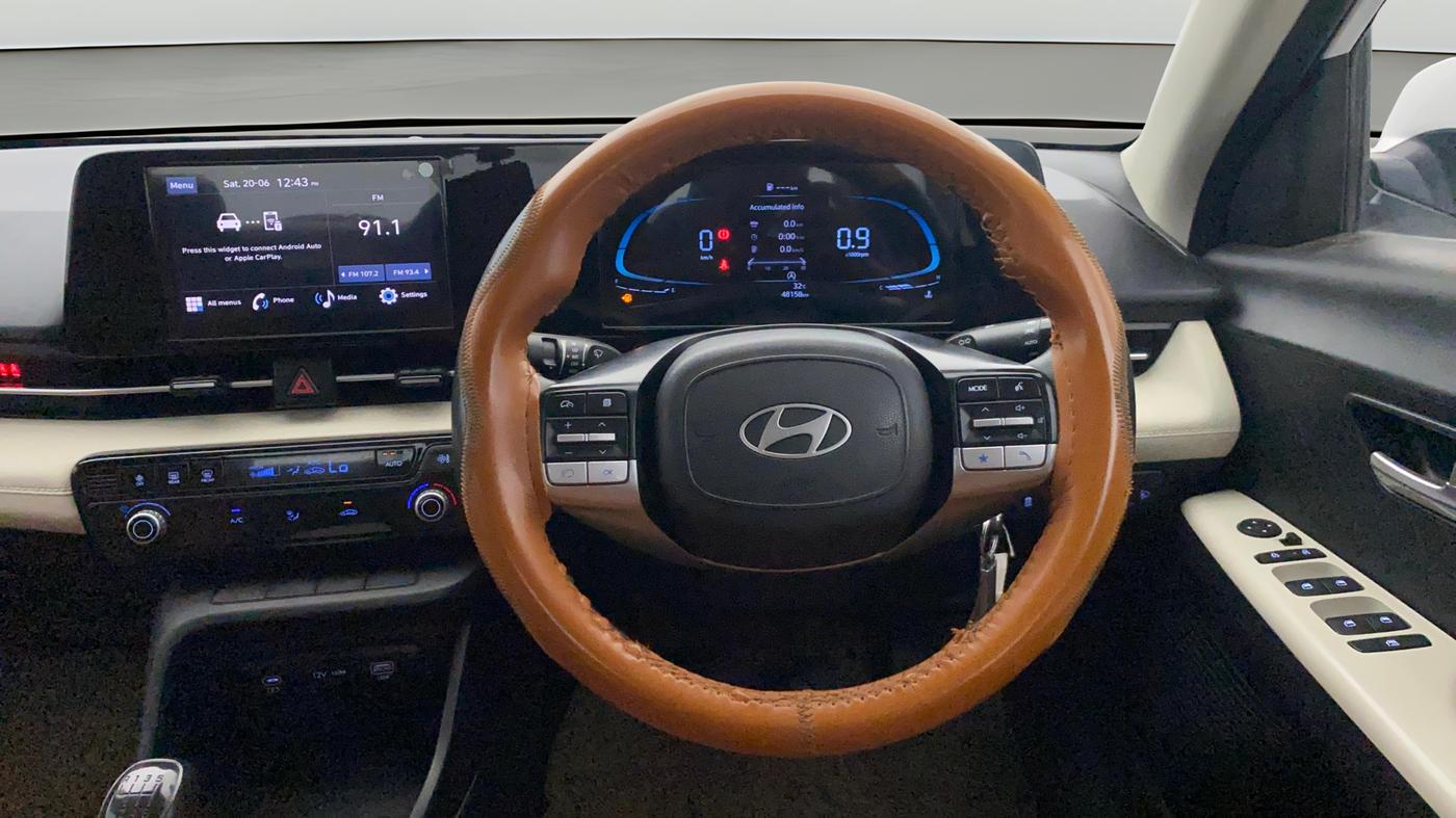 2023 Hyundai Verna S MT 1.5 MPI, Petrol, Manual, 48,136 km, Steering Wheel Close Up