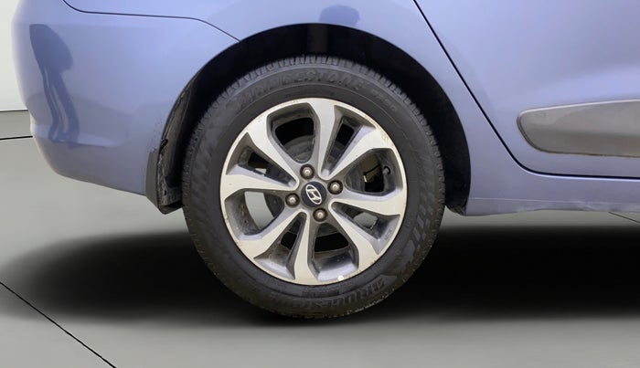 2014 Hyundai Xcent SX 1.2 (O), Petrol, Manual, 87,726 km, Right Rear Wheel