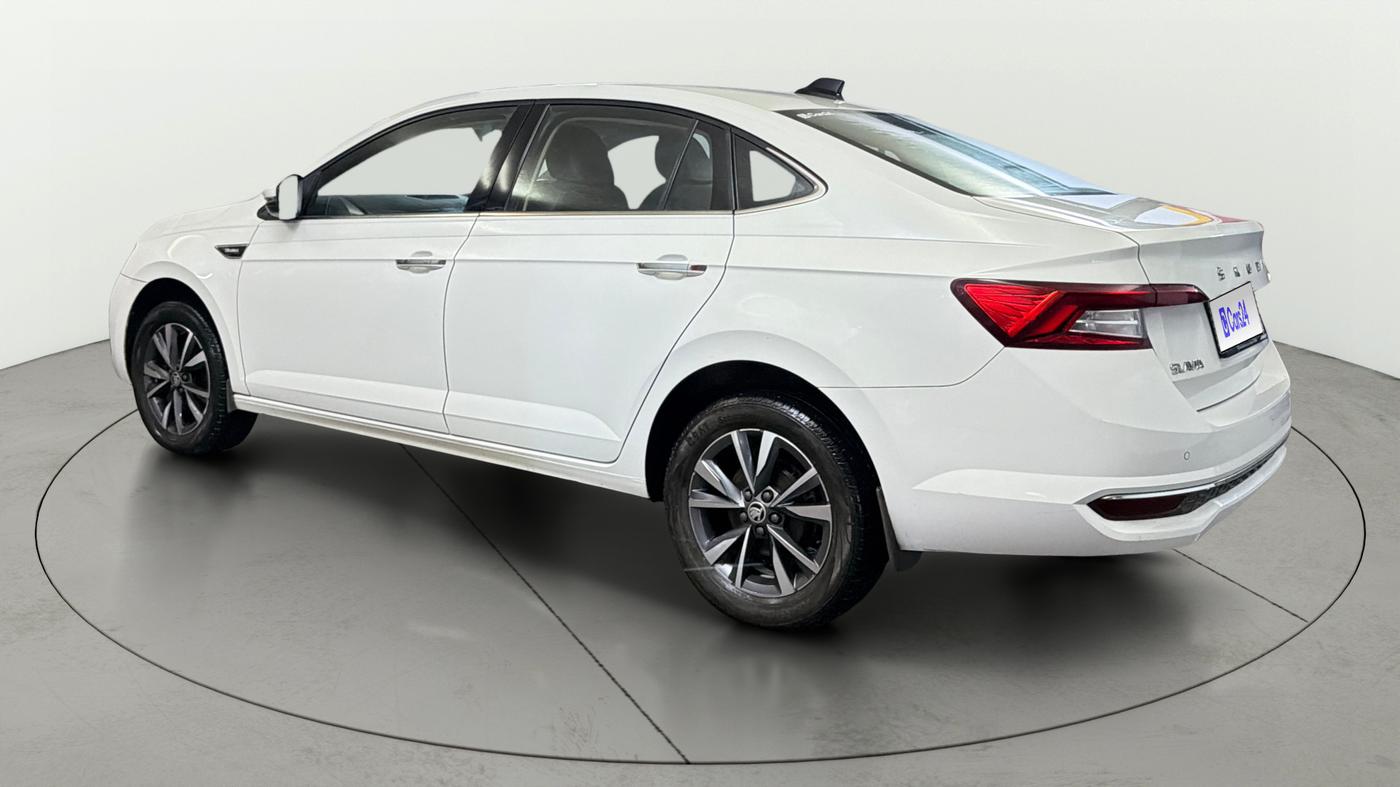 2023 Skoda SLAVIA STYLE 1.0L TSI AT, Petrol, Automatic, 17,785 km, Left Back Diagonal