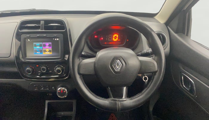 2019 Renault Kwid RXT 1.0 AMT (O), Petrol, Automatic, 33,271 km, Steering Wheel Close Up