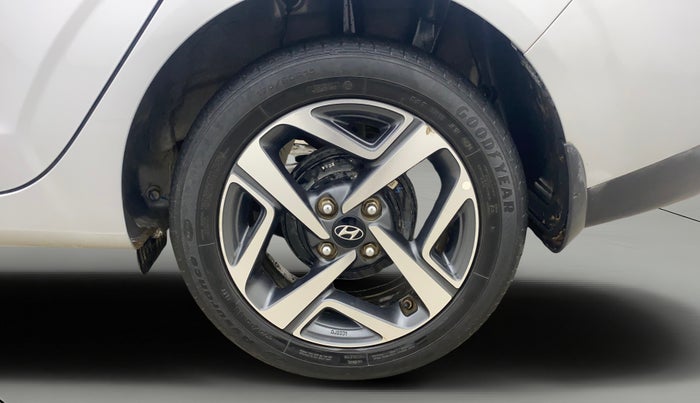 2021 Hyundai AURA SX PLUS 1.2 AMT, Petrol, Automatic, 26,881 km, Left Rear Wheel