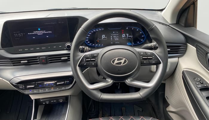 2023 Hyundai NEW I20 ASTA (O) 1.2 MT, Petrol, Manual, 34,136 km, Steering Wheel Close Up