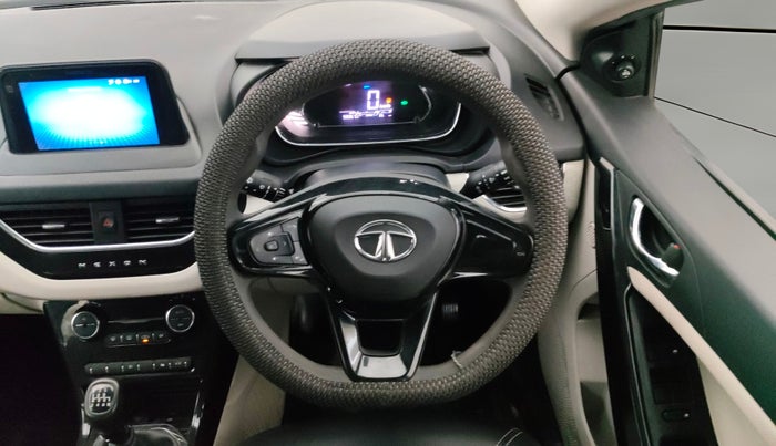 2023 Tata NEXON XZ PLUS PETROL, Petrol, Manual, 59,351 km, Steering Wheel Close Up