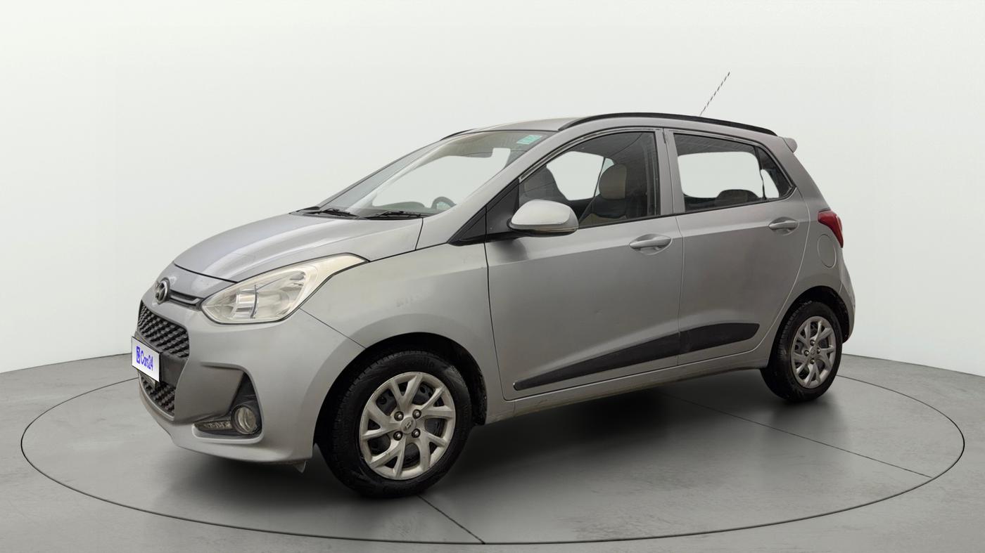 2018 Hyundai Grand i10 SPORTZ 1.2 KAPPA VTVT, Petrol, Manual, 49,829 km, Left Front Diagonal