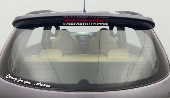 2019 Hyundai Grand i10 SPORTZ AT 1.2 KAPPA VTVT, Petrol, Automatic, 13,658 km, Rear Windshield