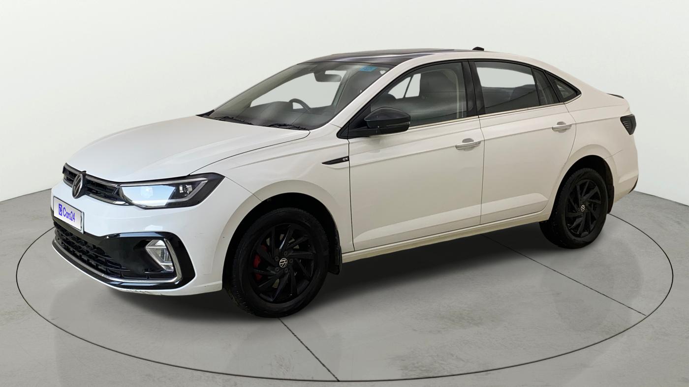 2023 Volkswagen VIRTUS GT PLUS TSI 1.5 EVO DSG, Petrol, Automatic, 31,448 km, Left Front Diagonal