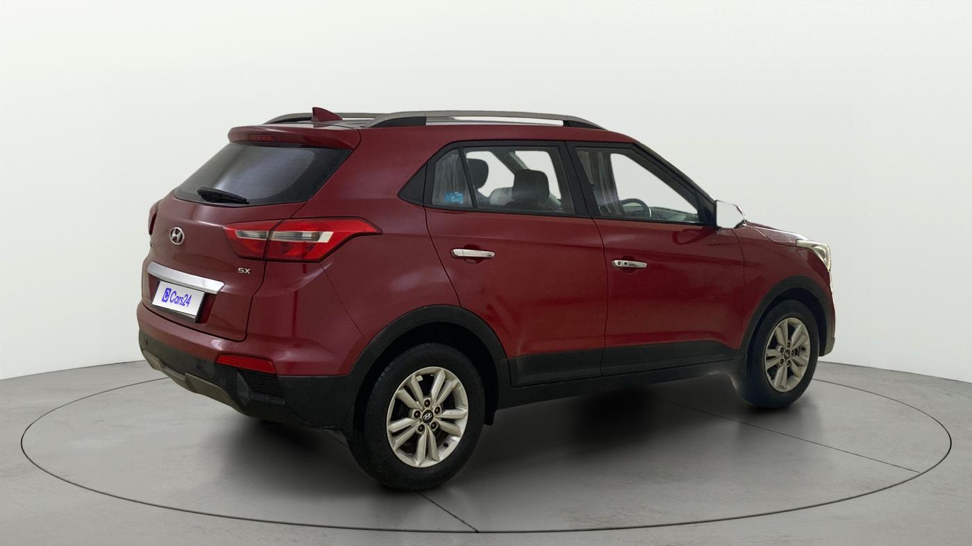 2016 Hyundai Creta SX PLUS 1.6 PETROL, Petrol, Manual, 38,993 km, Right Back Diagonal