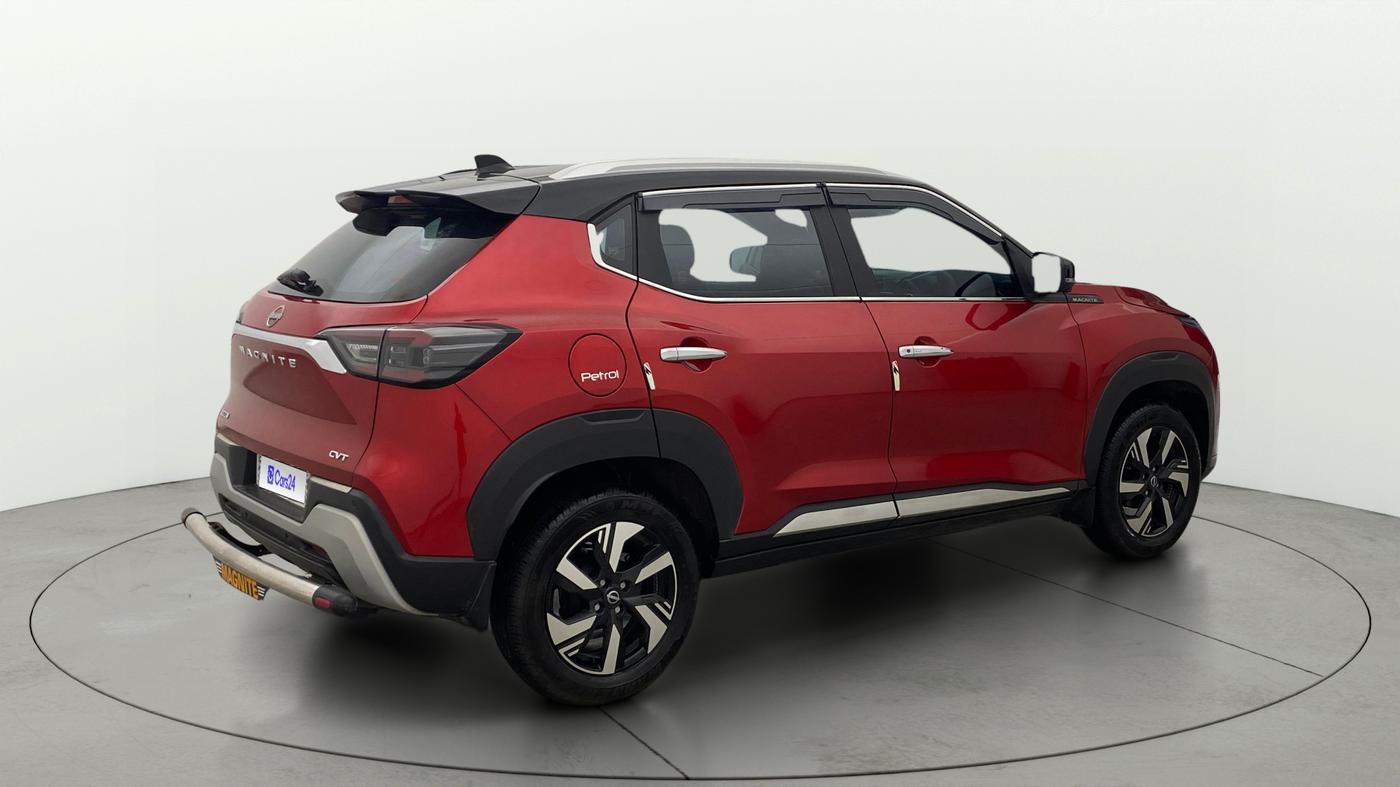 2025 Nissan MAGNITE Tekna Plus HRAO 1.0 Turbo Petrol CVT, Petrol, Automatic, 6,689 km, Right Back Diagonal