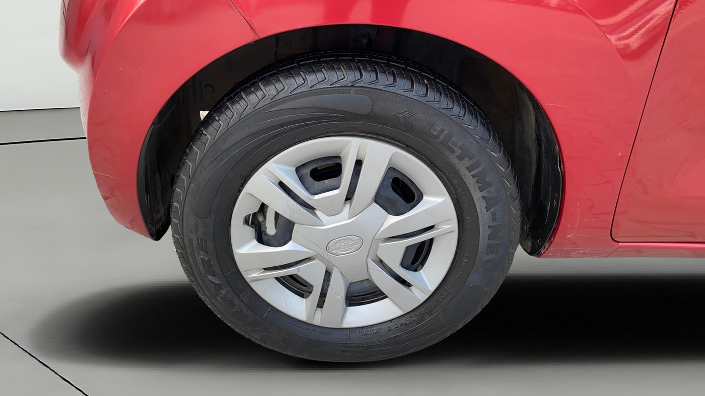 2018 Datsun Redi Go T(O) 1.0 AMT, Petrol, Automatic, 24,770 km, Left Front Wheel