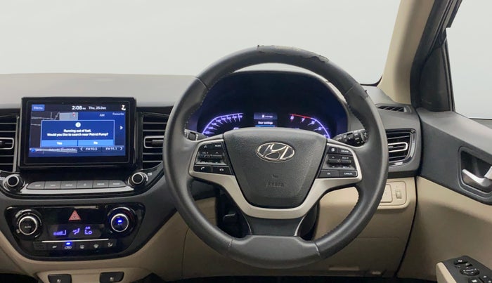 2021 Hyundai Verna SX (O)1.5 MPi, Petrol, Manual, 1,16,629 km, Steering Wheel Close Up