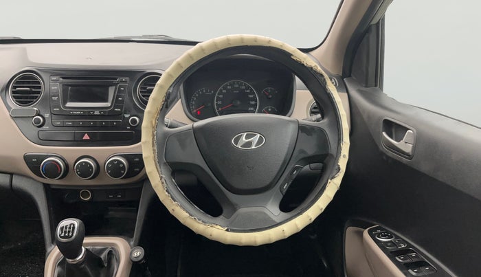 2014 Hyundai Grand i10 SPORTZ 1.2 KAPPA VTVT, Petrol, Manual, 15,516 km, Steering Wheel Close Up