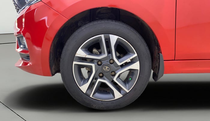 2020 Tata Tiago XZA PLUS PETROL, Petrol, Automatic, 74,494 km, Left Front Wheel