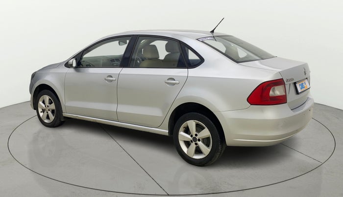 2015 Skoda Rapid AMBITION 1.6 MPI MT, Petrol, Manual, 1,43,066 km, Left Back Diagonal