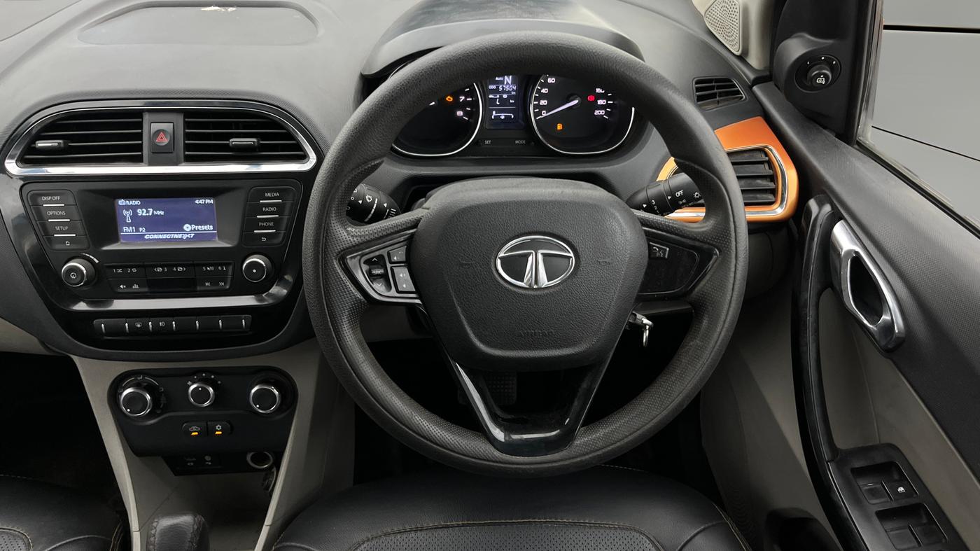 2018 Tata Tiago XZA PETROL, Petrol, Automatic, 57,504 km, Steering Wheel Close Up