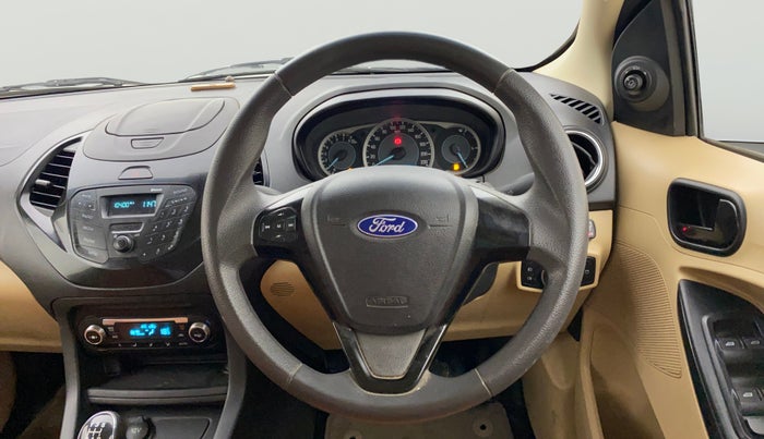 2018 Ford Figo Aspire TITANIUM 1.2 PETROL, CNG, Manual, 52,950 km, Steering Wheel Close Up