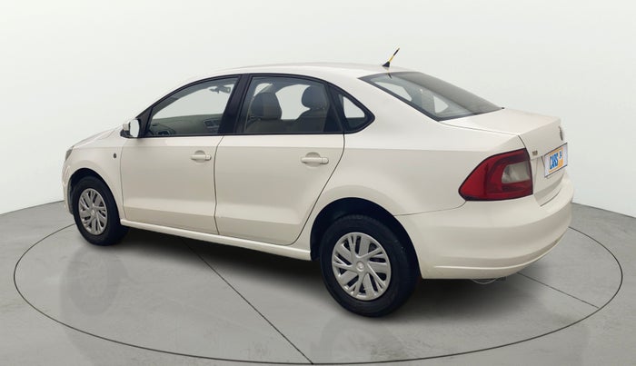 2012 Skoda Rapid AMBITION 1.6 TDI CR MT PLUS, Diesel, Manual, 1,10,617 km, Left Back Diagonal