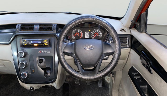 2016 Mahindra Kuv100 K4 D 6 STR, Diesel, Manual, 75,265 km, Steering Wheel Close Up