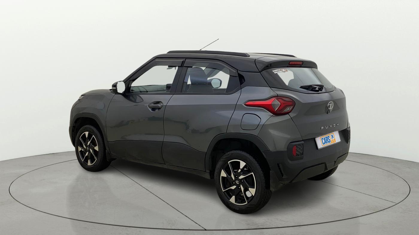 2021 Tata PUNCH CREATIVE AMT 1.2 RTN DUAL TONE, Petrol, Automatic, 43,489 km, Left Back Diagonal