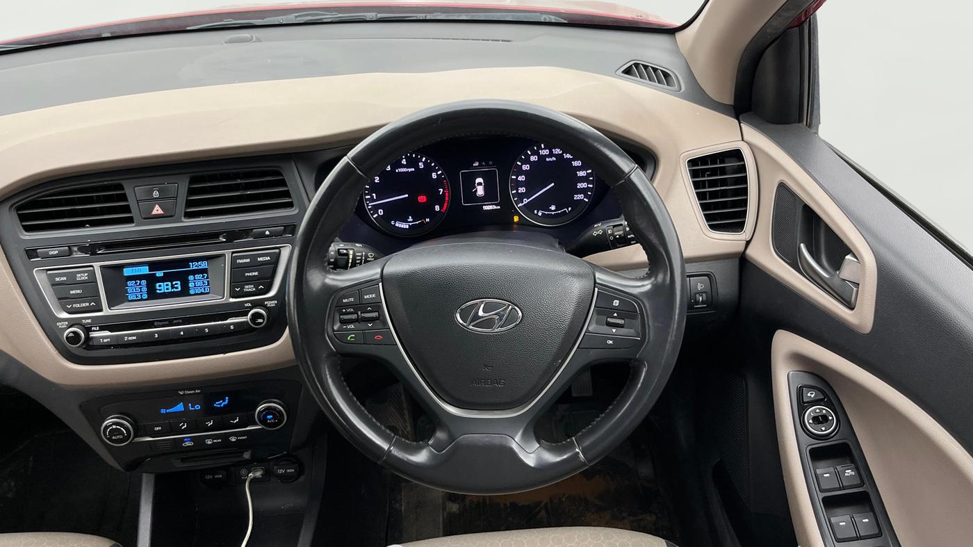 2014 Hyundai Elite i20 ASTA 1.2, Petrol, Manual, 50,281 km, Steering Wheel Close Up