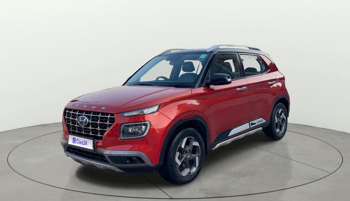 2019 Hyundai VENUE SX PLUS 1.0 TURBO DCT DUAL TONE, Petrol, Automatic, 29,566 km, Left Front Diagonal