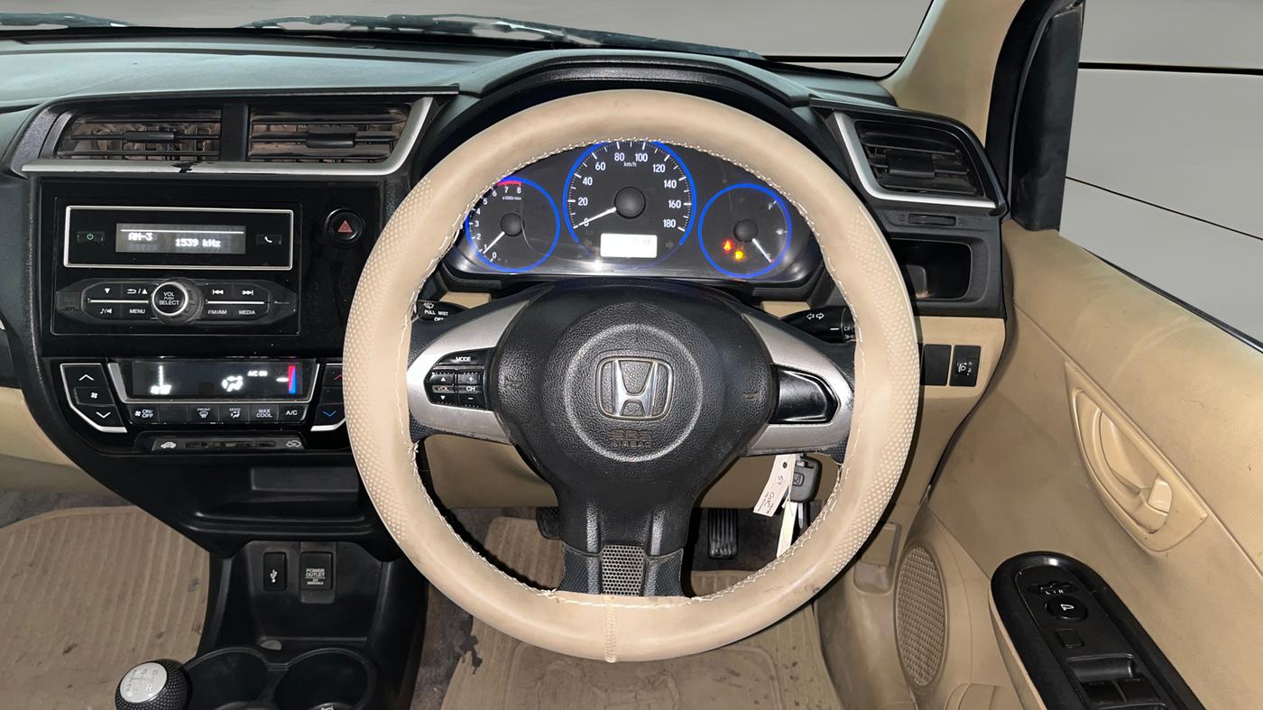 2018 Honda Amaze 1.2L I-VTEC S OPT, Petrol, Manual, 47,377 km, Steering Wheel Close Up