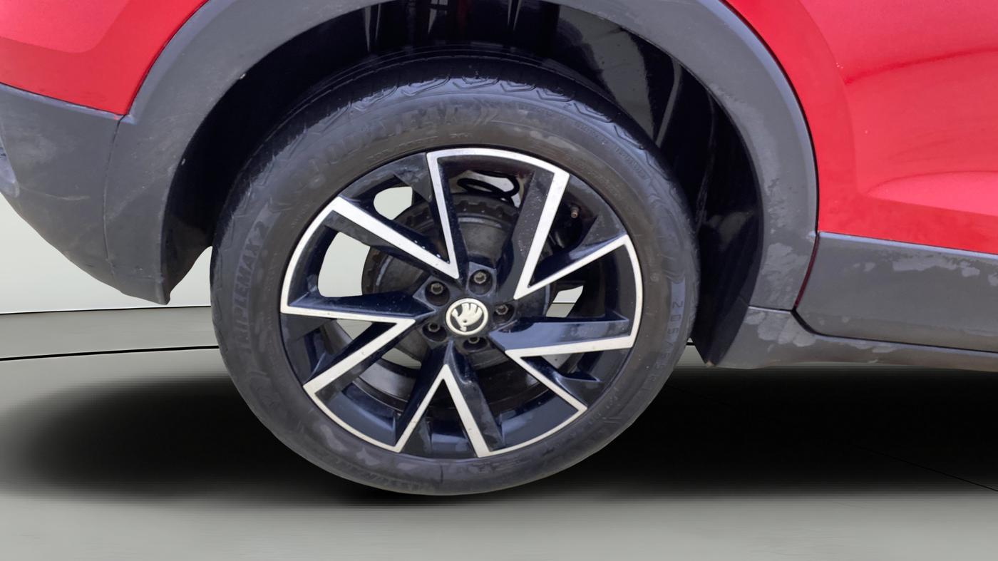 2022 Skoda KUSHAQ MONTE CARLO 1.0L TSI AT, Petrol, Automatic, 40,157 km, Right Rear Wheel