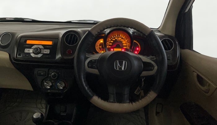 2014 Honda Amaze 1.2L I-VTEC S, Petrol, Manual, 59,895 km, Steering Wheel Close Up