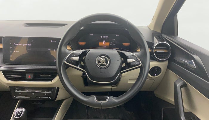 2023 Skoda SLAVIA STYLE 1.0L TSI MT, Petrol, Manual, 33,549 km, Steering Wheel Close Up