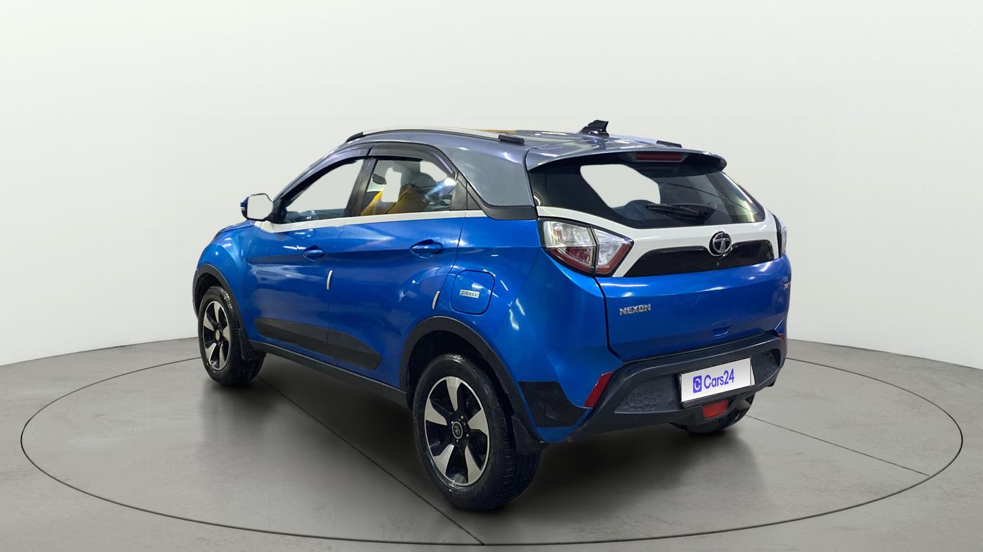 2018 Tata NEXON XZA PLUS DIESEL DUAL TONE, Diesel, Automatic, 90,714 km, Left Back Diagonal