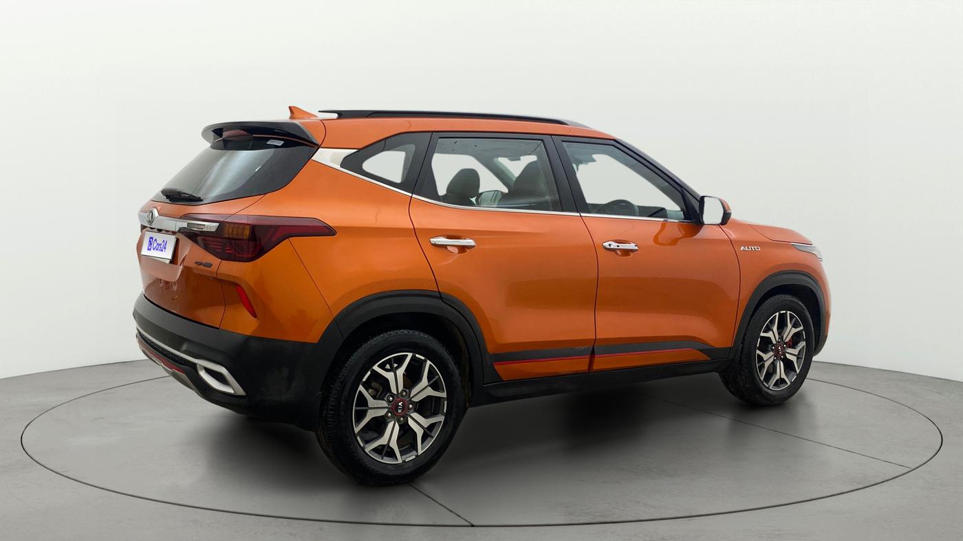 2020 KIA SELTOS GTX PLUS AT 1.5 DIESEL, Diesel, Automatic, 1,00,846 km, Right Back Diagonal