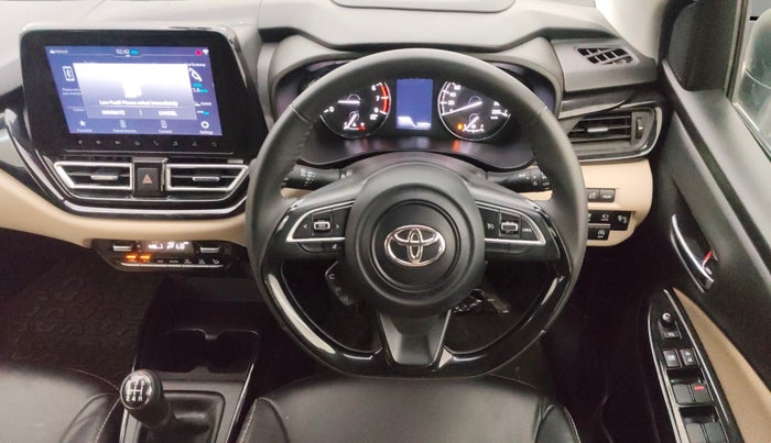 2023 Toyota Glanza V, Petrol, Manual, 14,425 km, Steering Wheel Close Up