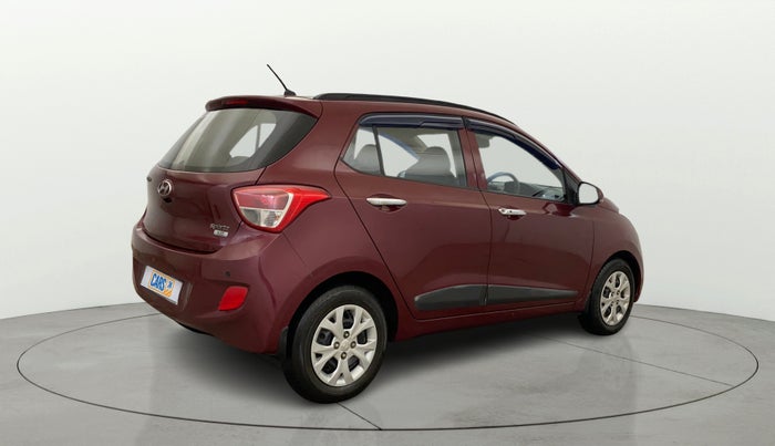2014 Hyundai Grand i10 SPORTZ 1.2 KAPPA VTVT, CNG, Manual, 48,288 km, Right Back Diagonal