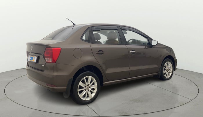 2016 Volkswagen Ameo HIGHLINE1.5L, Diesel, Manual, 1,21,509 km, Right Back Diagonal