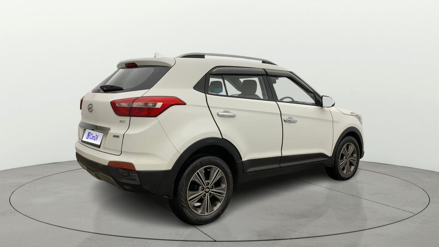 2016 Hyundai Creta SX PLUS AT 1.6 PETROL, CNG, Automatic, 71,599 km, Right Back Diagonal
