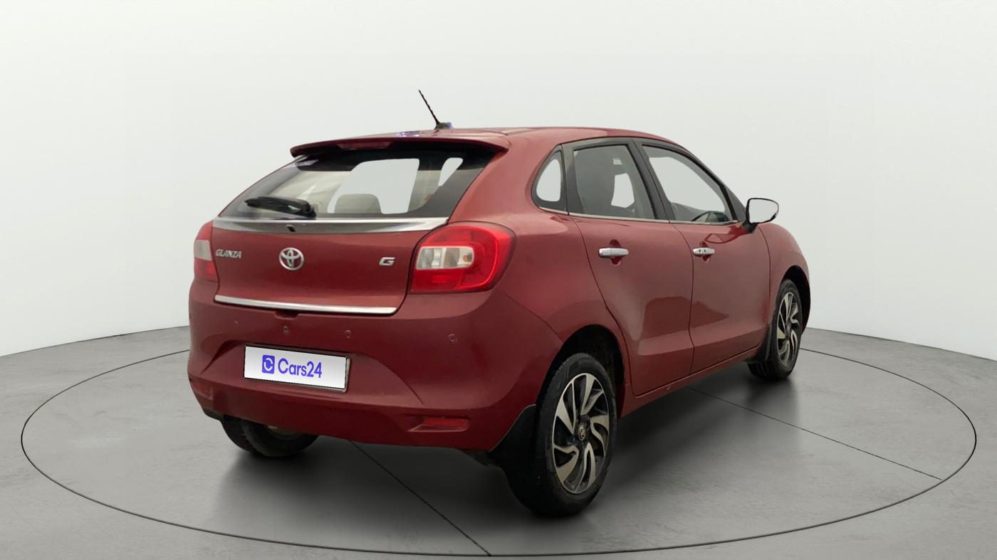 2019 Toyota Glanza G CVT, Petrol, Automatic, 76,551 km, Right Back Diagonal
