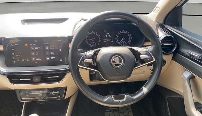 2022 Skoda SLAVIA STYLE 1.0L TSI MT, Petrol, Manual, 69,712 km, Steering Wheel Close Up