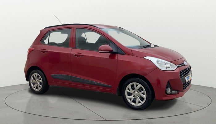 2017 Hyundai Grand i10 SPORTZ (O) 1.2 KAPPA VTVT, Petrol, Manual, 52,649 km, Right Front Diagonal