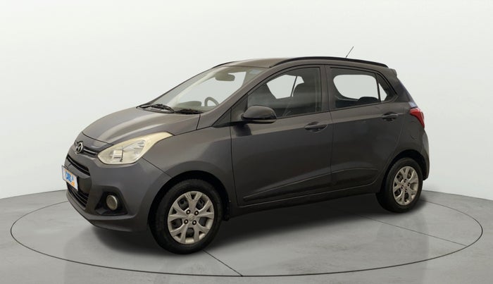 2015 Hyundai Grand i10 SPORTZ 1.2 KAPPA VTVT, Petrol, Manual, 70,966 km, Left Front Diagonal