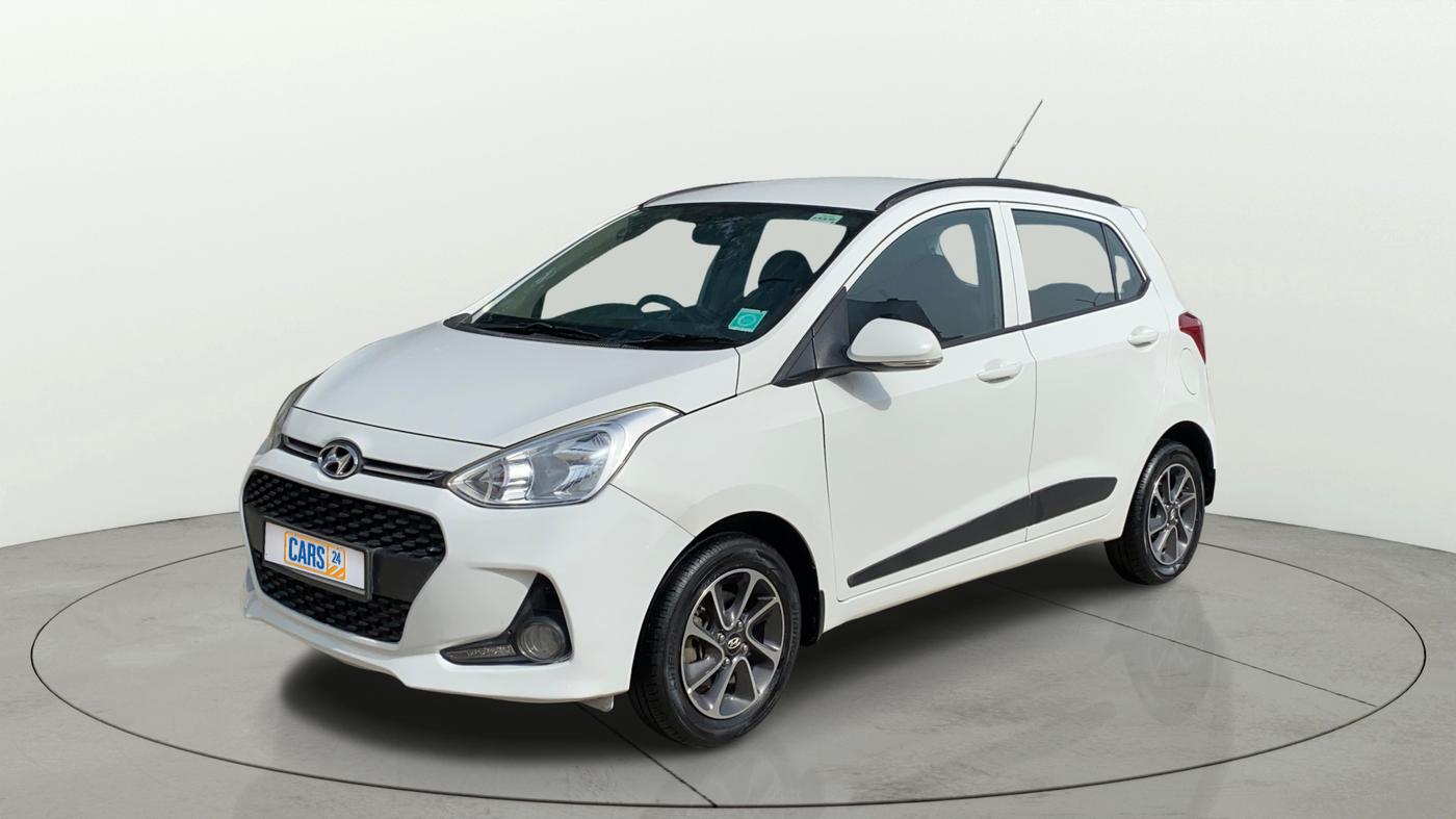 2019 Hyundai Grand i10 SPORTZ AT 1.2 KAPPA VTVT, Petrol, Automatic, 32,576 km, Left Front Diagonal