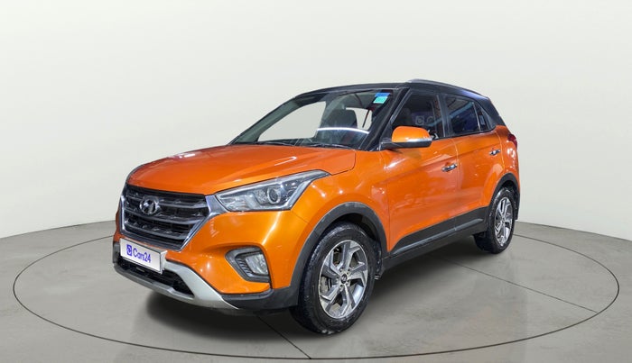 2019 Hyundai Creta SX AT 1.6 PETROL, Petrol, Automatic, 79,582 km, Left Front Diagonal