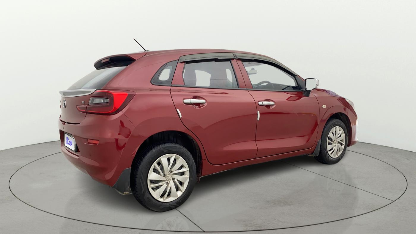 2023 Toyota Glanza E, Petrol, Manual, 43,994 km, Right Back Diagonal