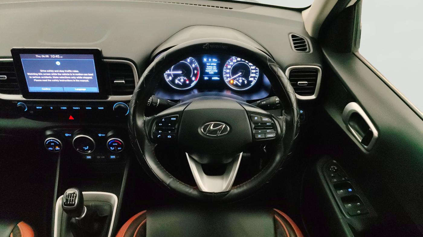 2021 Hyundai VENUE SX 1.0 TURBO IMT, Petrol, Manual, 64,954 km, Steering Wheel Close Up