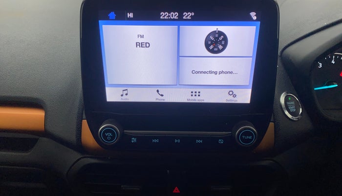 2021 Ford Ecosport TITANIUM 1.5 SPORTS(SUNROOF) PETROL, Petrol, Manual, 52,630 km, Air Conditioner