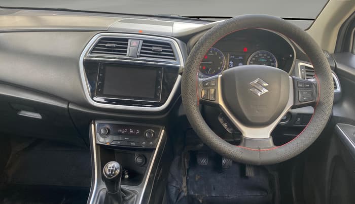 2021 Maruti S Cross ZETA 1.5, Petrol, Manual, 84,064 km, Steering Wheel Close Up