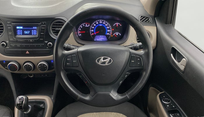 2015 Hyundai Grand i10 ASTA 1.1 CRDI, Diesel, Manual, 48,554 km, Steering Wheel Close Up
